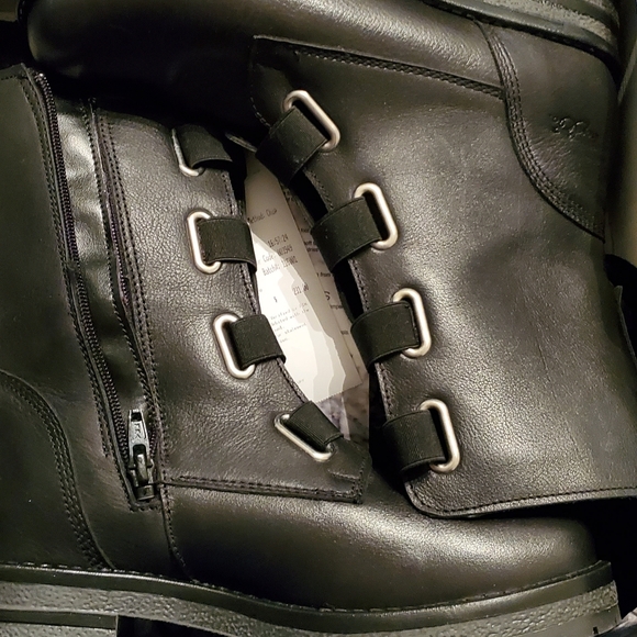 Womens Waterproof black winter boots Bos.&Co. Size 37 - Picture 1 of 8